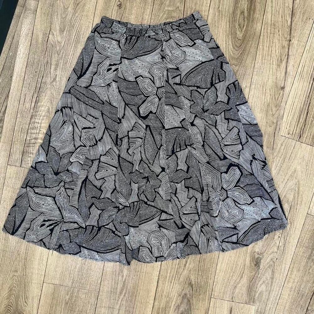 Jaclyn-smith Women's Grey and Blue Skirt